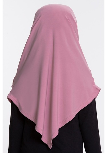 Pudra Pratik Hazır Geçmeli Çocuk Tesettür Bone Sandy Kumaş Kendin Pudra