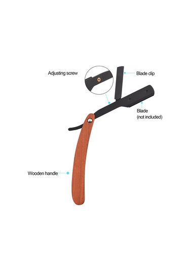 Gajeena Paslanmaz Çelik Erkek Tıraş Bıçağı - Kırmızı Sandal Ağacı Sapı, Şık Ve Hediye Seçeneği 1 Saat