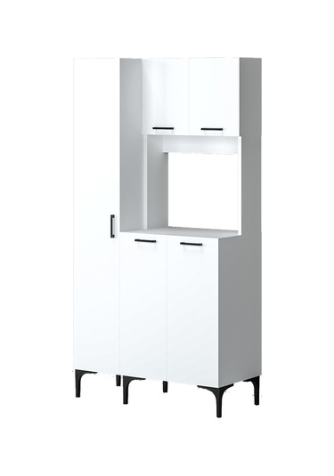 Hola Çok Amaçlı Boy Dolaplı Kahve Köşesi, Kiler Dolabı, Mutfak Erzak Dolabı, Mini Mutfak Dolabı Beyaz Hola Çok Amaçlı Boy Dolaplı Kahve Köşesi, Kiler Dolabı, Mutfak Erzak Dolabı, Mini Mutfak Dolabı Beyaz