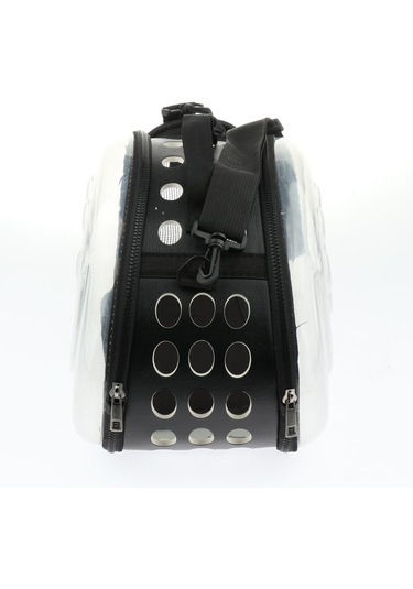 Homyl Katlanabilir Şeffaf Yavru Köpek Kedi Taşıyıcı Açık