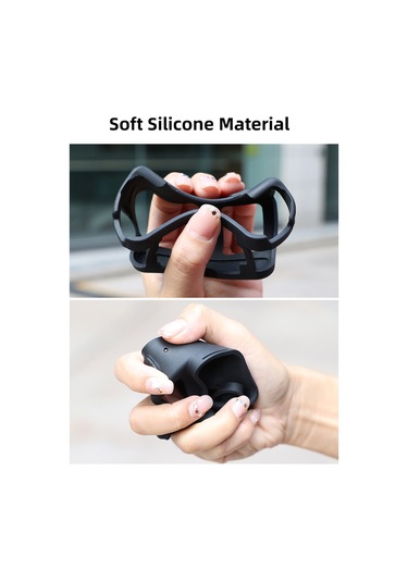 Vrig Spor Kamera Silikon Kılıf Koruyucu Kapak Kafes Siyah