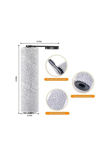 Yaleker Tineco S5 Kombi Islak/kuru Süpürge İçin Yüksek Performanslı Hepa Filtreli Silindir Fırça