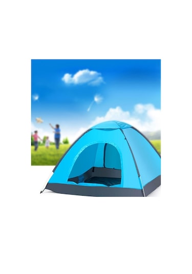 Onetick 6 Kişilik Dayanıklı Kamp Çadırı 220 x 250 x 150 CM - Çok Renkli