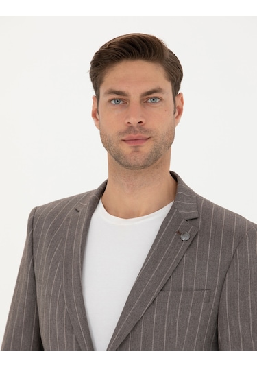 Pierre Cardin Erkek Açık Kahverengi Takım Elbise 50273543-vr002 Açık Kahverengi