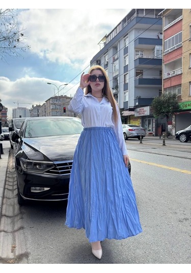 Kraş Etek Bebemavi Mavi