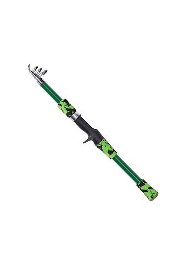 Mufunye Profesyonel Cam Elyaf Malzemeli, Taşınabilir Ve Katlanabilir Tasarıma Sahip, Seramik Kılavuz Halkalı Olta Çubuğu