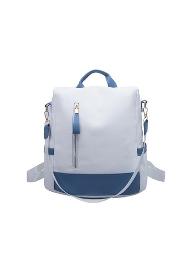 Fastbuy Kadınlar Okul Çift Omuz Büyük Kapasiteli Günlük Sırt Çantası Sky Blue Çok Renkli