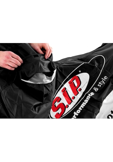 Motosiklet Branda Dış Mekan *Siyah-Gri* M-L Beden / SIP