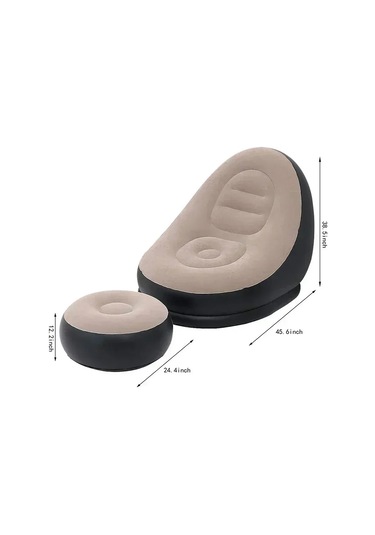 Yeni Şişme Eğlence Fasulye Torbası Kanepe Tembel Koltuk Takımı Çok Renkli