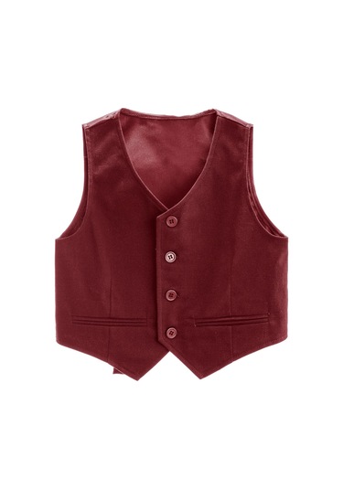 Bordo Çocuk Boys Beyler Düz Renk Yelek V Yaka Düğme Aşağı Geri Askı Sivri Yelek Parti Sahne Performansı Bordo Bordo Çocuk Boys Beyler Düz Renk Yelek V Yaka Düğme Aşağı Geri Askı Sivri Yelek Parti Sahne Performansı Bordo
