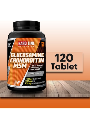 Hardline Glucosamine Chondroitin Msm 120 Tablet - Glukozamin