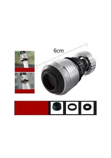 Pratik Su Tasarruflu 2 Modlu Musluk Başlığı Kısa Lisinya Çok Renkli