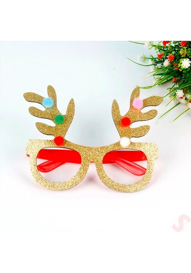 Yılbaşı Gözlük - Altın