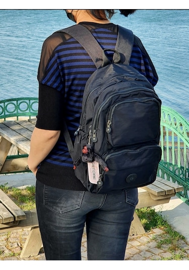 Nemo Bags Unisex Siyah Sırt Okul Laptop Seyahat Çantası