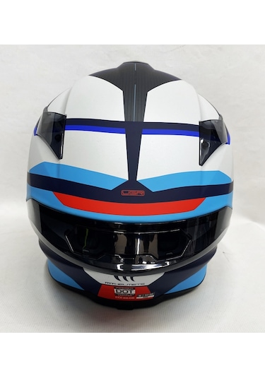 Mt Targo S Kay C7 Şeffaf Vizörlü V-14B Kapalı Kask