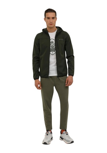 Lumberjack Basic Softshell Erkek Haki Basic Ceket Vo101398602 Haki