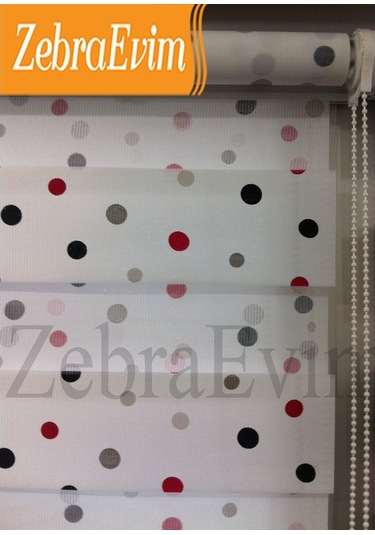 Zebraevim Puantiyeli Zebra Stor Perde (48427610)