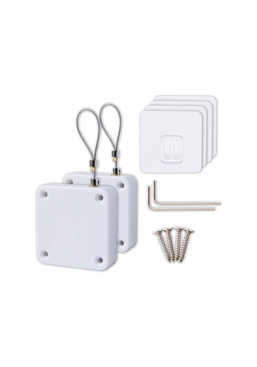 Hombey Ev İçi Otomatik Kapı Kapatıcı, Tel Çekerli, Delme Gerektirmeyen Yaylı, Kolay Kullanıma Uygun, Ev Ve Ofis İçin