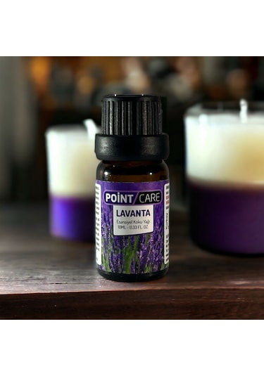 Point Care Lavanta Mum Esansı 10ml , Mum Koku Soya Wax Esansı
