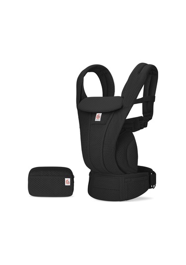 Omni Deluxe Mesh (Onyx Black) , 4 Farklı Taşıma Pozisyonlu Ergonomik Kanguru , 0-4 Yaş