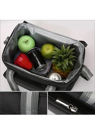 Tongxida Termos Öğle Yemeği Çantası - 360 Gr, 31x19x23 Cm, Sıcak/soğuk Koruma Gy - Pratik Kullanım Çok Renkli