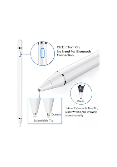 Lenovo Tab M10 Plus/m8/yoga/p11 Plus Uyumlu Active Stylus Dokunmatik Tablet Kalemi