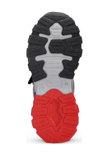 Slazenger VERSION Çocuk Cırt Cırtlı Siyah / Kırmızı Bot