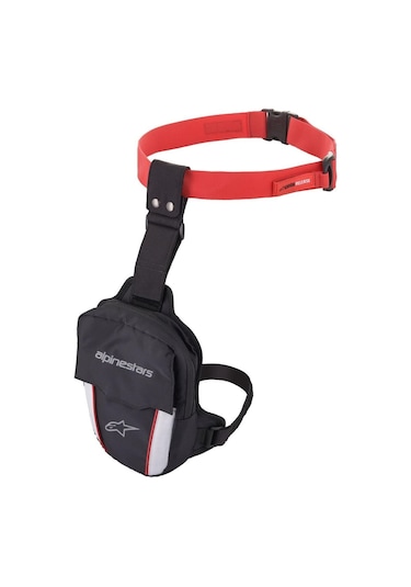 Alpinestars Access Bacak Çantası Siyah Kırmızı Beyaz Çok Renkli