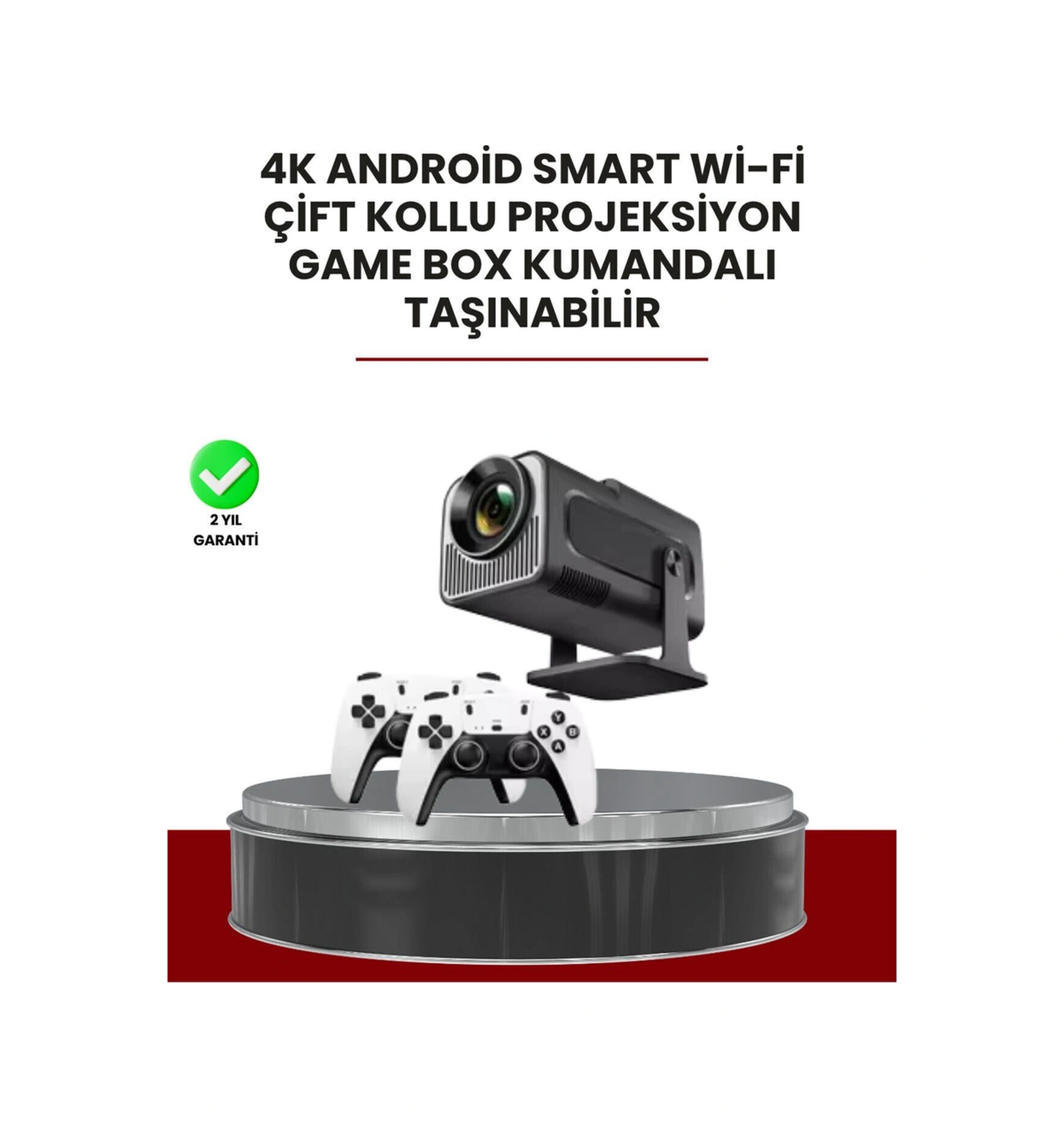 Taşınabilir Full Hd Projektör - 1 Gb Ram, 8 Gb Hafıza-117415