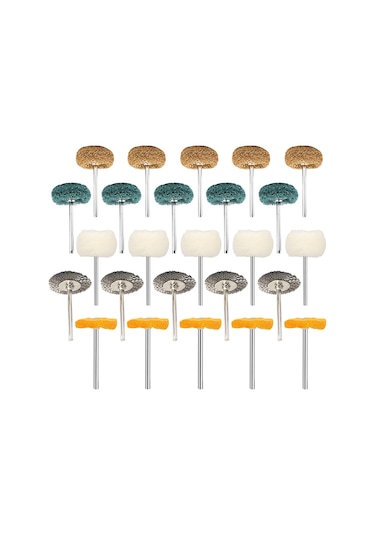 Geeksen 25 Parçalı Elektrikli Taşlama Aksesuar Seti - Cilalama, Kesme Ve Temizleme İçin Komple Ekipman