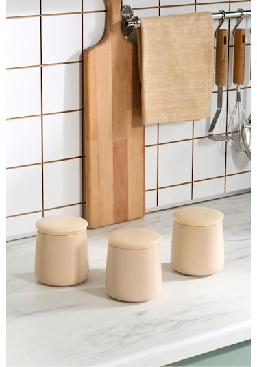 Karaca  Lola 3 lü Baharat Takımı Bej