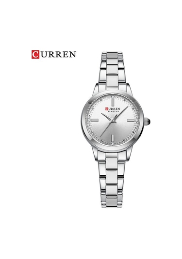 Yingfu Çelik Kordonlu Kadın Saat Curren 9094 - Kuvars Mekanizma Altın Altın