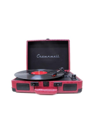 Pikap Suitcase Cr Series Bordo Elektronik Bluetooth Hoparlör Plakçalar Cw002-ch