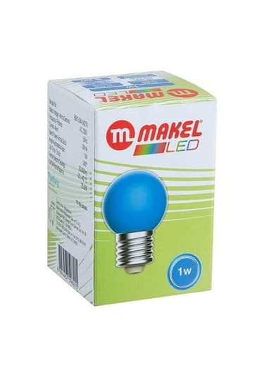 Makel 1W Led Gece Lambası Mavi