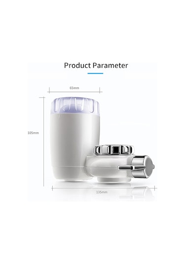 Reedark Musluk Su Filtresi - Seramik Kartuşlu Ev Tipi İçme Suyu Arıtma Sistemi