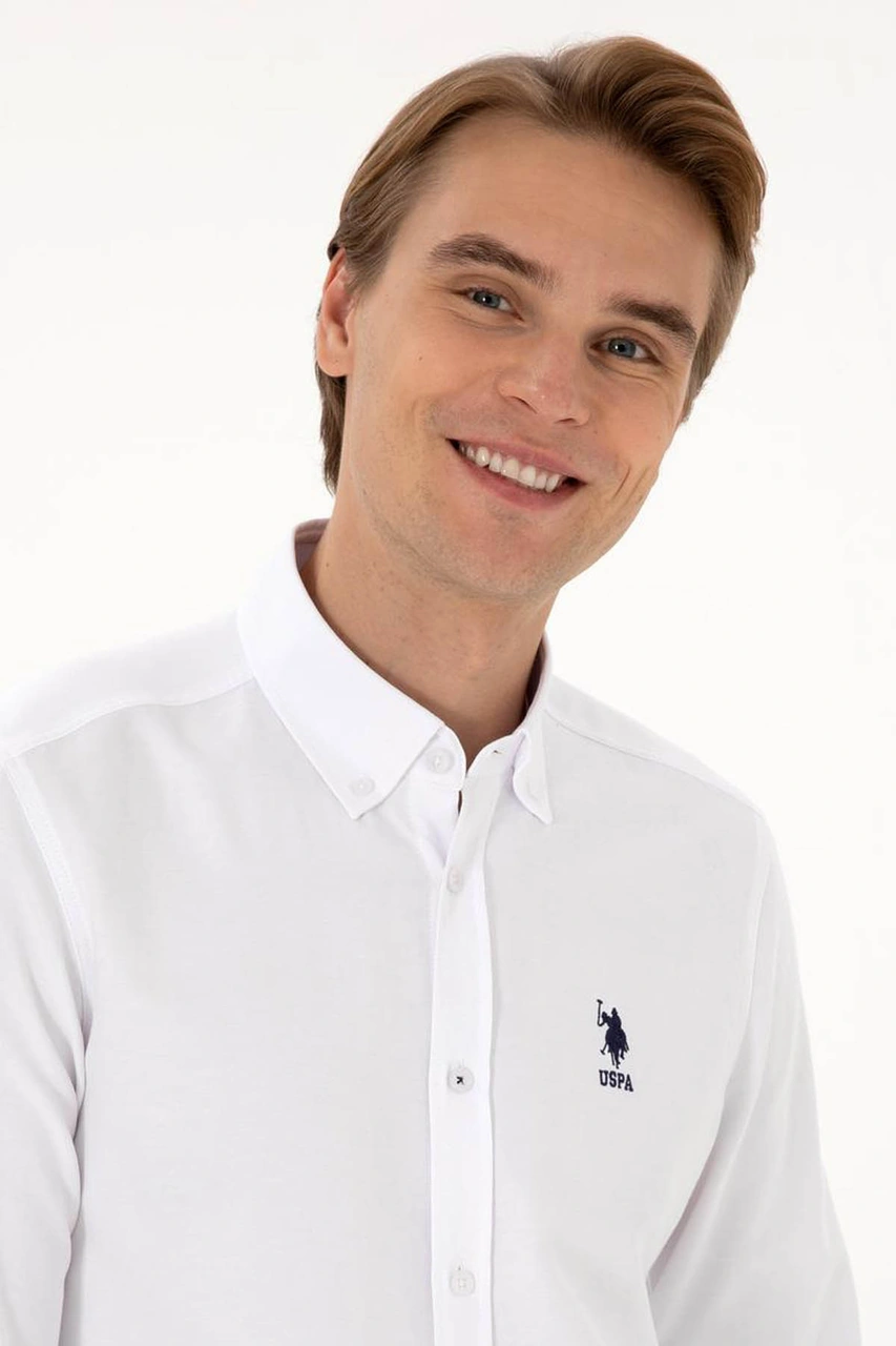 U.s. Polo Assn. Nova025k Beyaz Erkek Gömlek 2225592 Beyaz