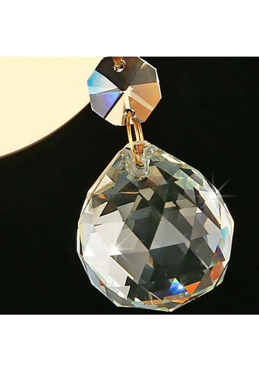 Suntek Kristal Duvar Işıkları Başucu Koridor Lambası Aplik Altın 2 Altın