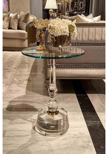 Dulda Akrilik Violeta Sehpa Şeffaf