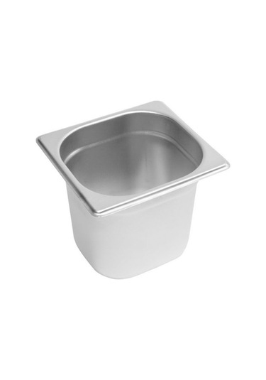 Gastronorm Küvet Paslanmaz Çelik Gn 1/6 - 200 Mm Gümüş