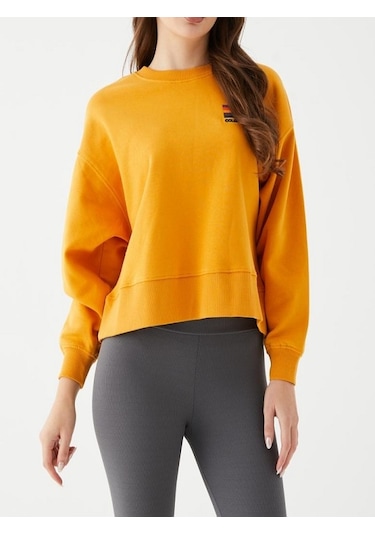Eylül Moda Kadın Hardal Oversize Sweat Hardal