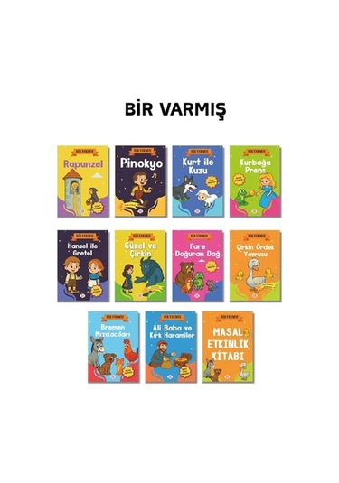 Bir Varmış Seti 10 Kitap +1 Aktivite Takım / Kolektif
