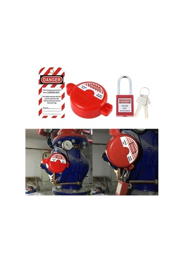 Besthome1 Suntek Endüstriyel Propan Tankı Vana Kilidi Elektrik, Depolama İçin Güvenli Ve Kullanışlı