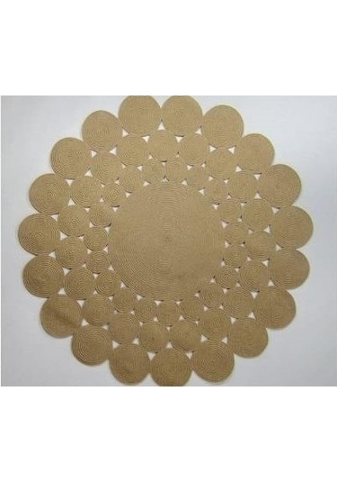 Jüt Halı El Yapımı Daire Model:302
