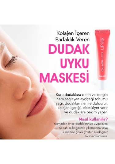 Eyenlip Beauty Kolajen İçeren Dudak Uyku Maskesi