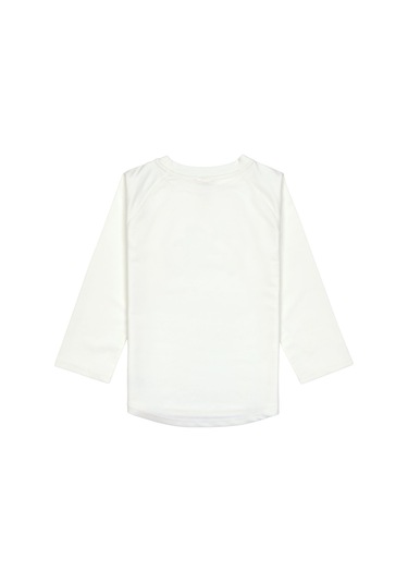 Lassig Flowers Uv Korumalı Uzun Kollu Mayo Tişört Sea Salt Beyaz