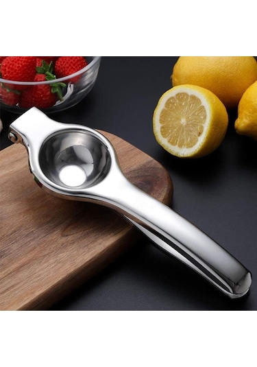 Paslanmaz Çelik Limon Sıkacağı Gümüş