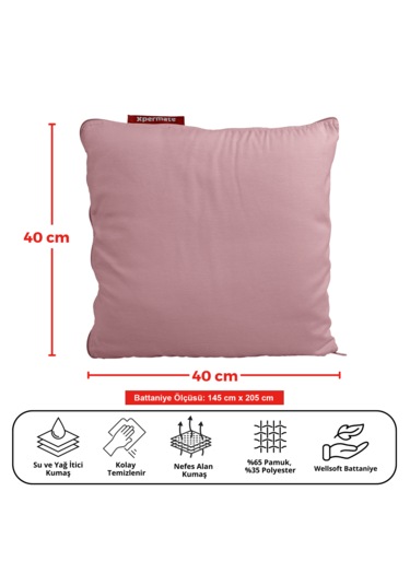 Xpermate Tv Battaniye Yastık Welsoft Battaniye 145x205 Pembe