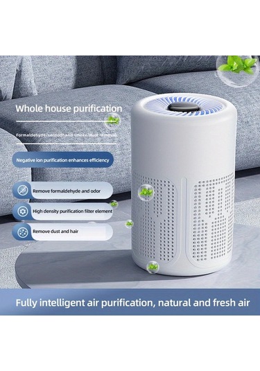 Honeybeeshop Beyaz Taşınabilir Hava Temizleyici 99 Toz Giderir 1000w Aromaterapi Yatak Odası Araba Ofis