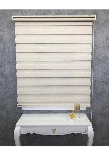 Bambu Krem R-14 Zebra Perde Krem