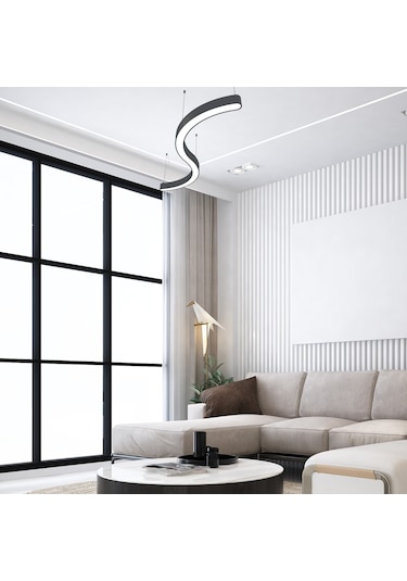 Modern Led Avize Dekoratif Linear Armatür Lineer (546805478)